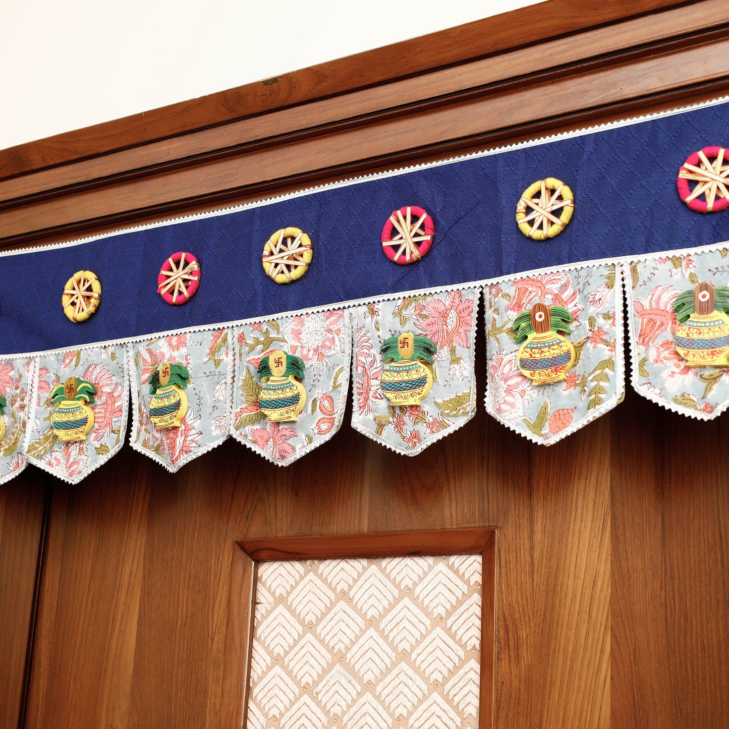 Festive Decor Hand Block Printed Traditional Toran 02