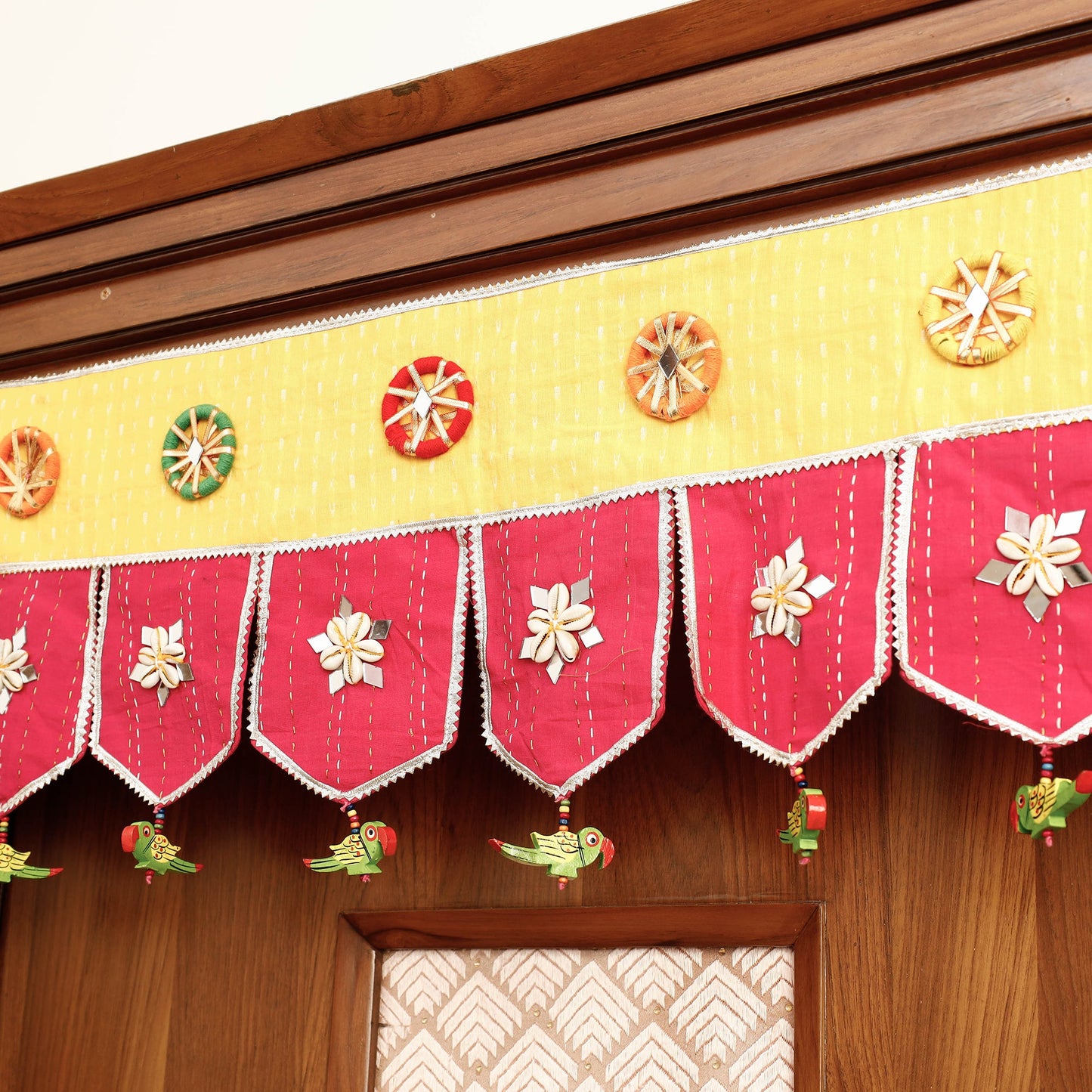 Festive Decor Hand Block Printed Traditional Toran 04