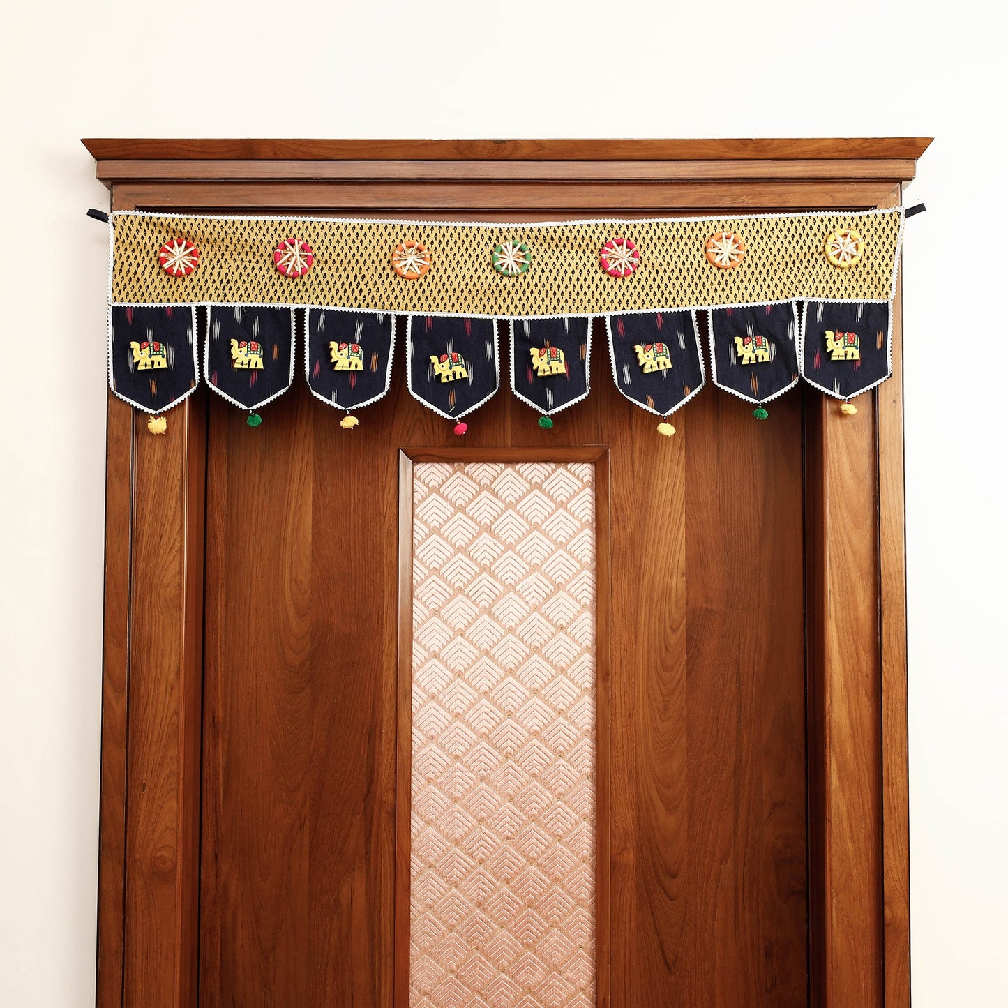 Festive Decor Hand Block Printed Traditional Toran 06