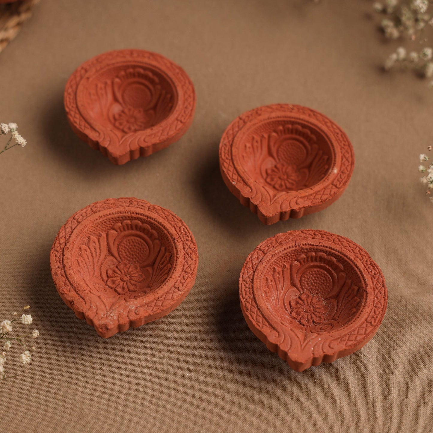 Terracotta Diyas for Eco Friendly Lighting!