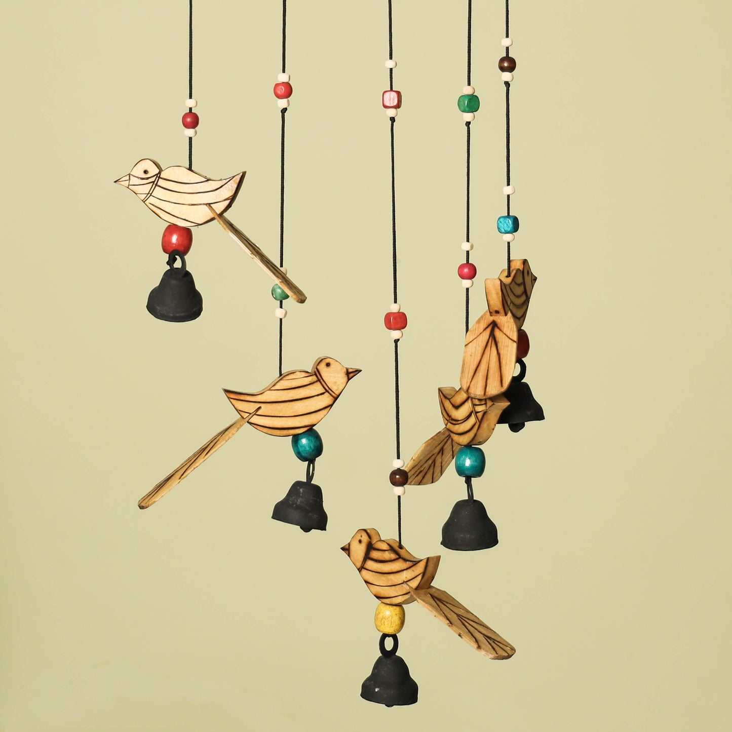 Handcarved Khamhar Wood Jhoomar / Hanging