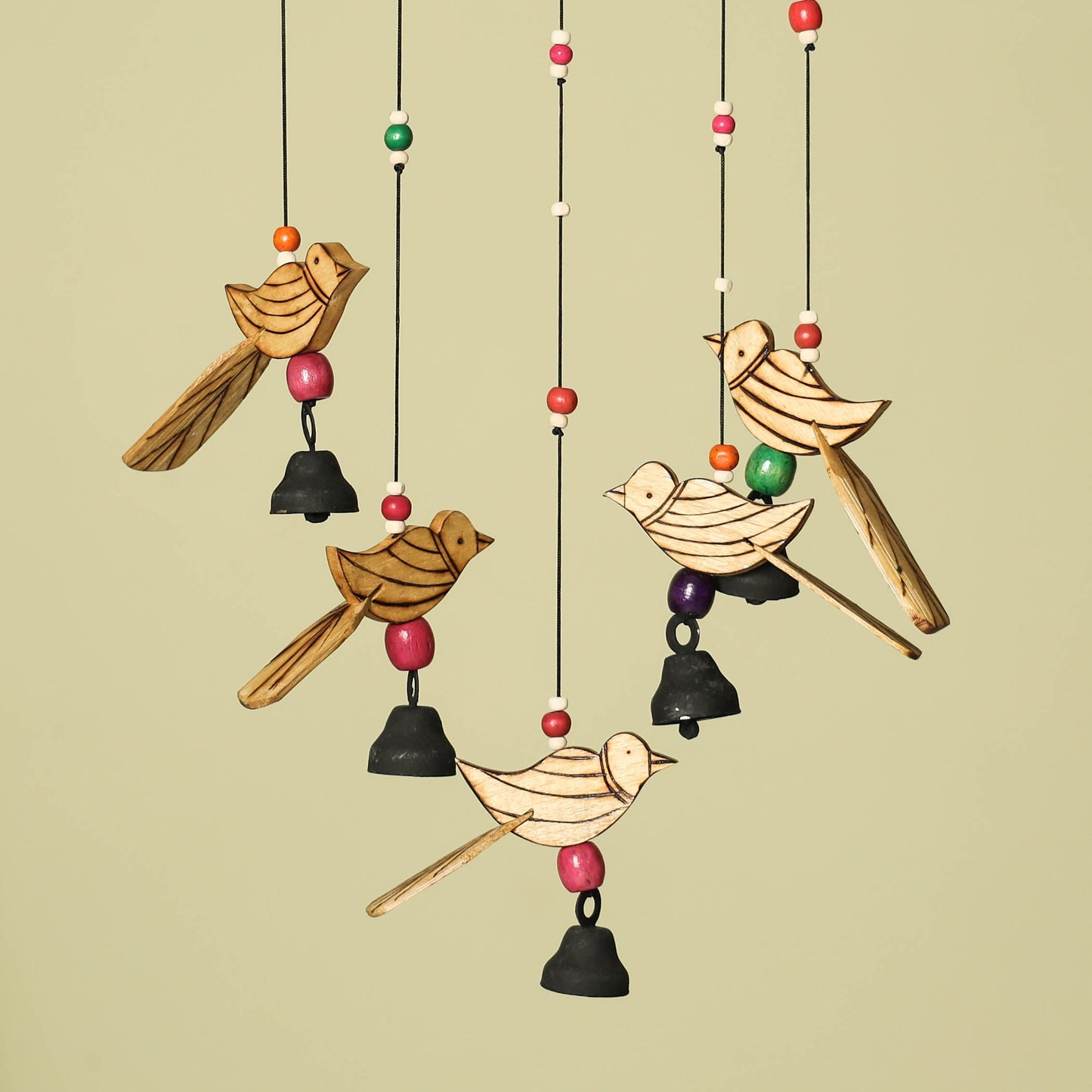 Handcarved Khamhar Wood Jhoomar / Hanging