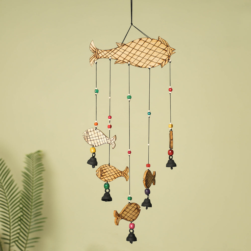 Handcarved Khamhar Wood Jhoomar / Hanging