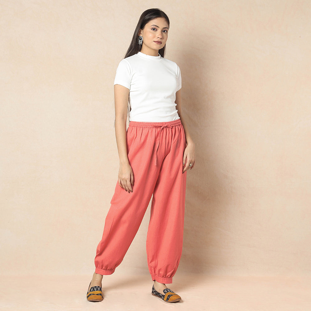 Flex Cotton Plain Elasticated Pant
