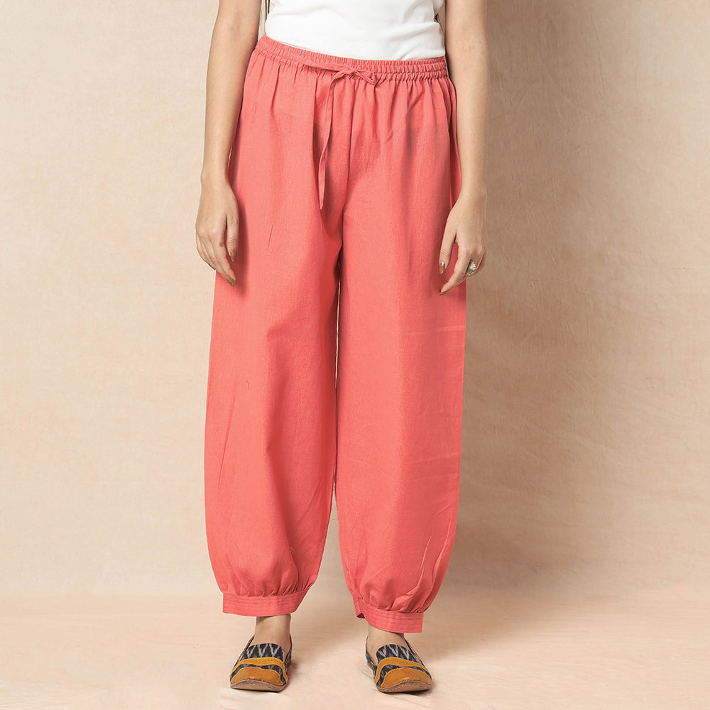 Flex Cotton Plain Elasticated Pant