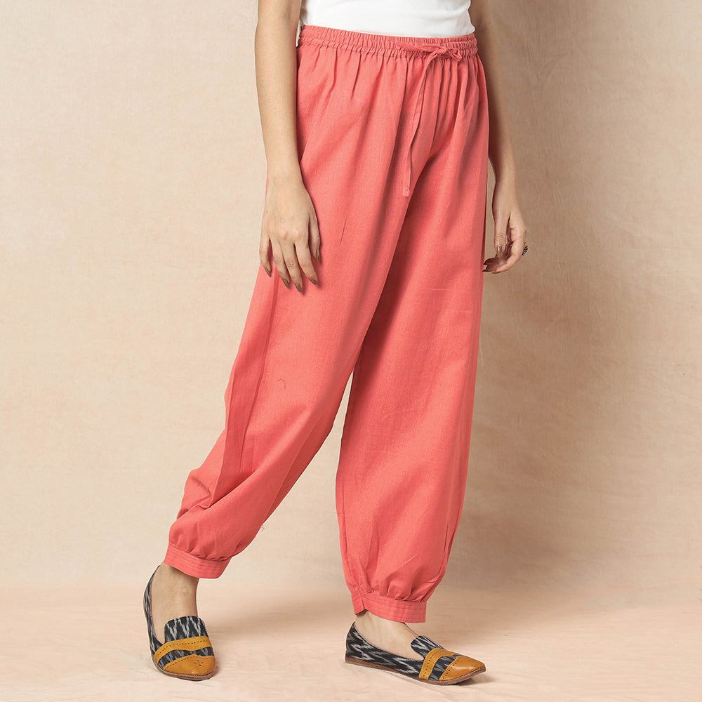 Flex Cotton Plain Elasticated Pant
