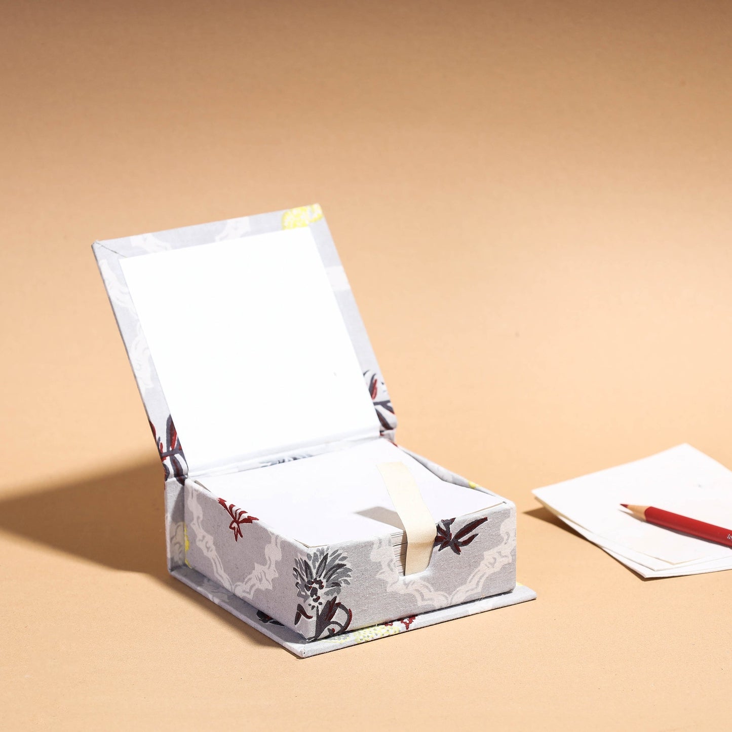 Floral Printed Handcrafted Card Holder with Slips
