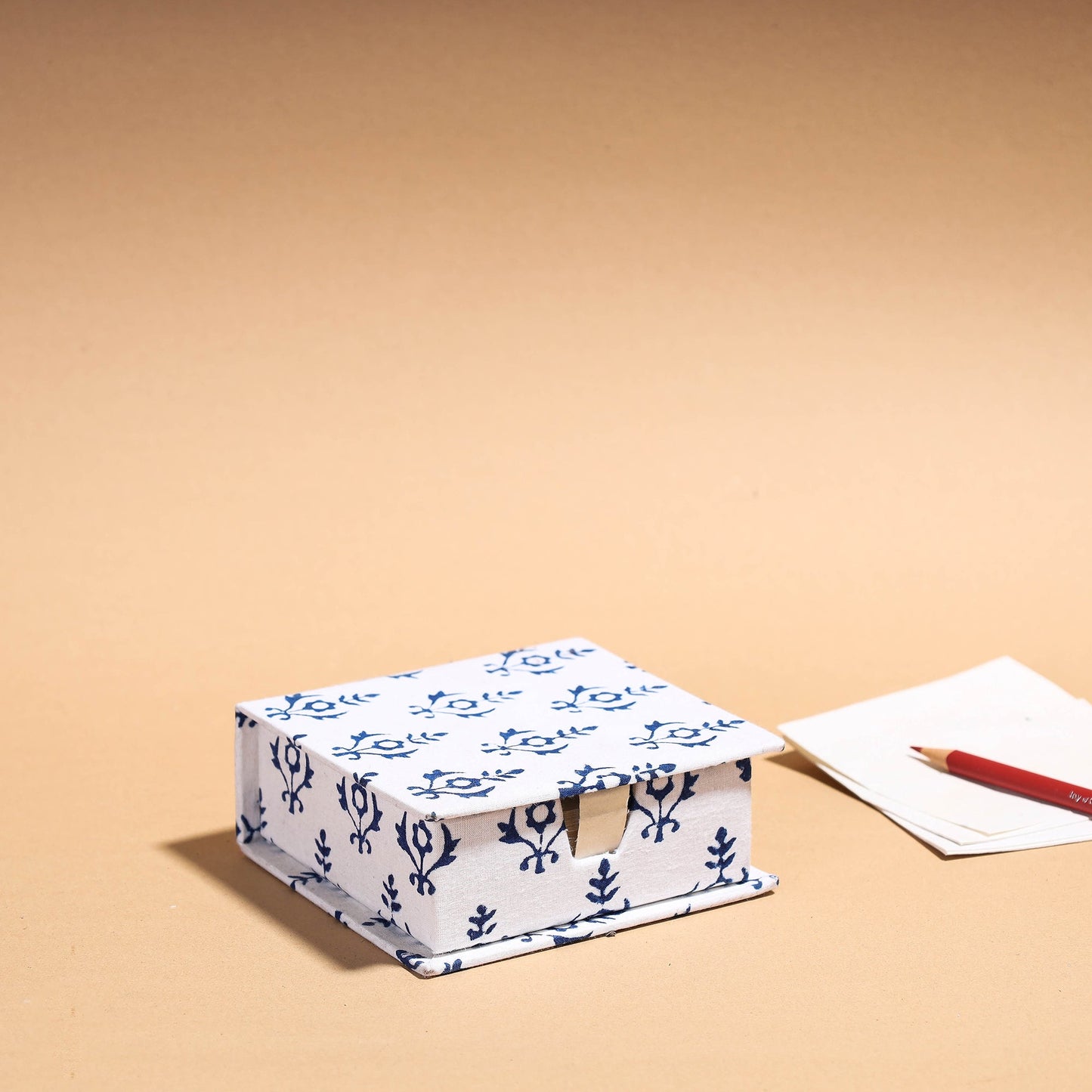 Floral Printed Handcrafted Card Holder with Slips