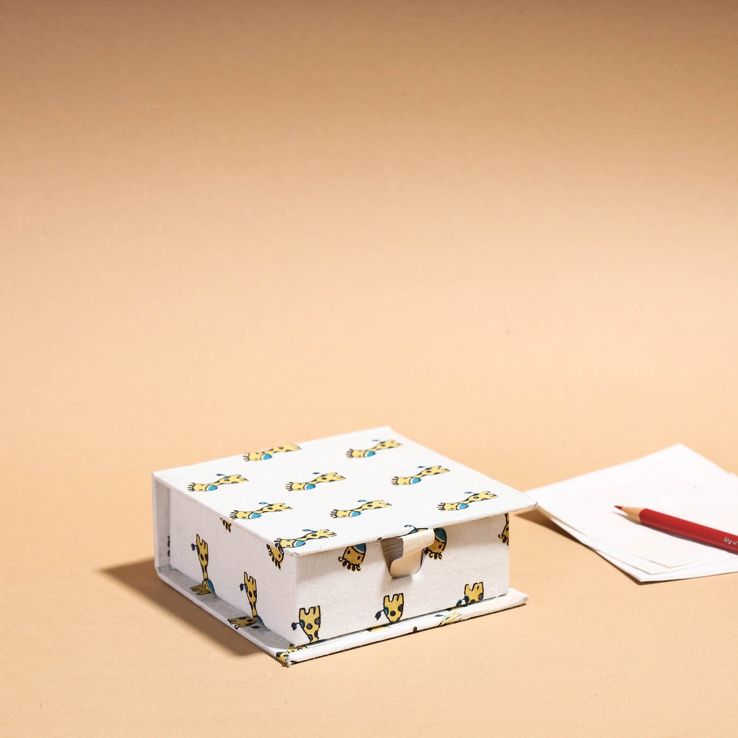 Floral Printed Handcrafted Card Holder with Slips