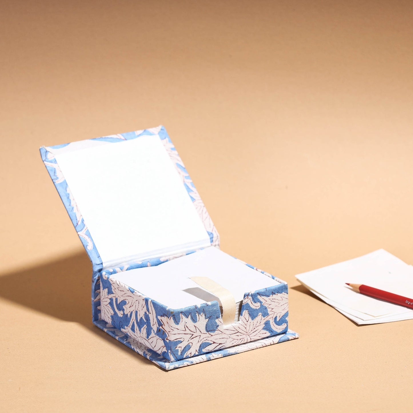 Floral Printed Handcrafted Card Holder with Slips