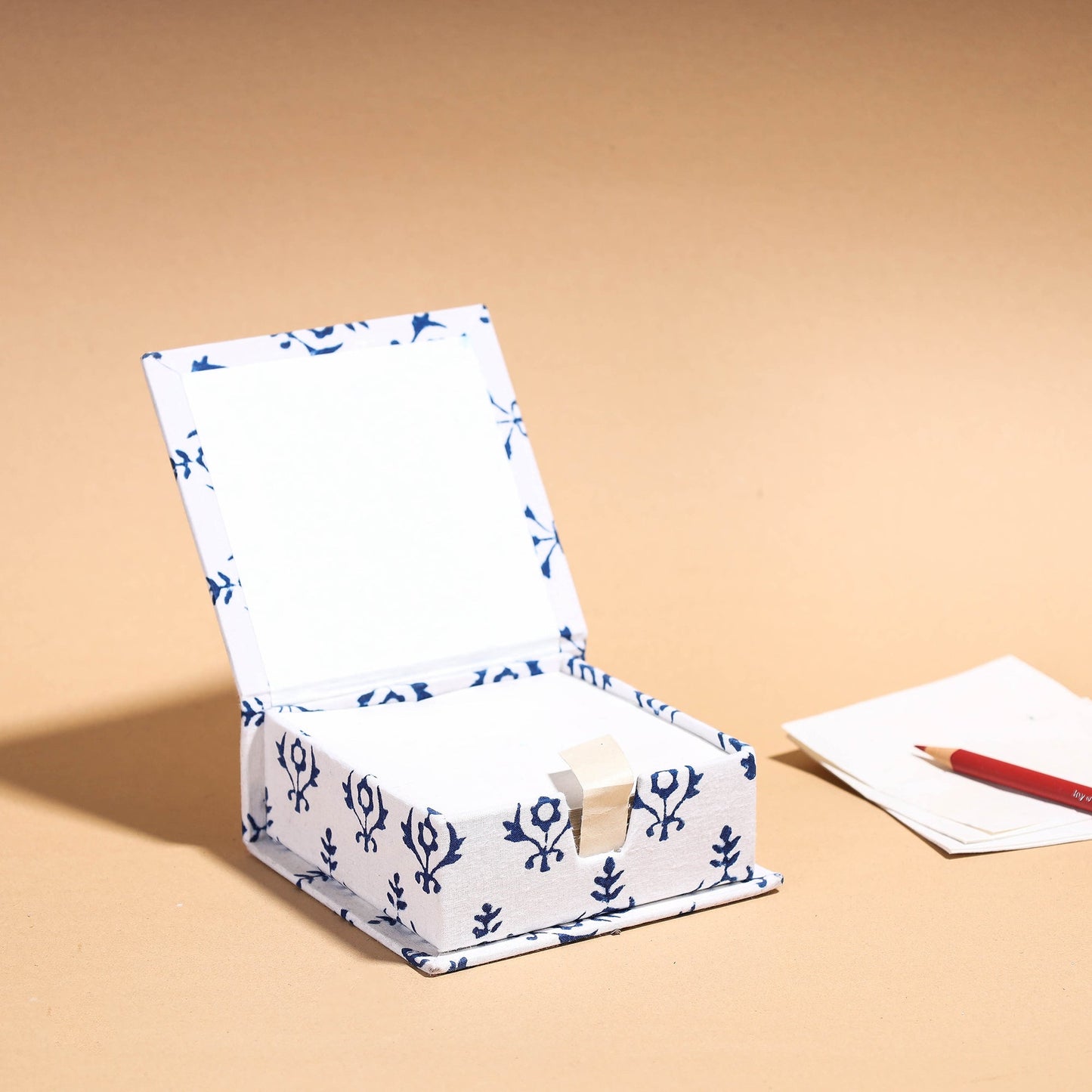 Floral Printed Handcrafted Card Holder with Slips