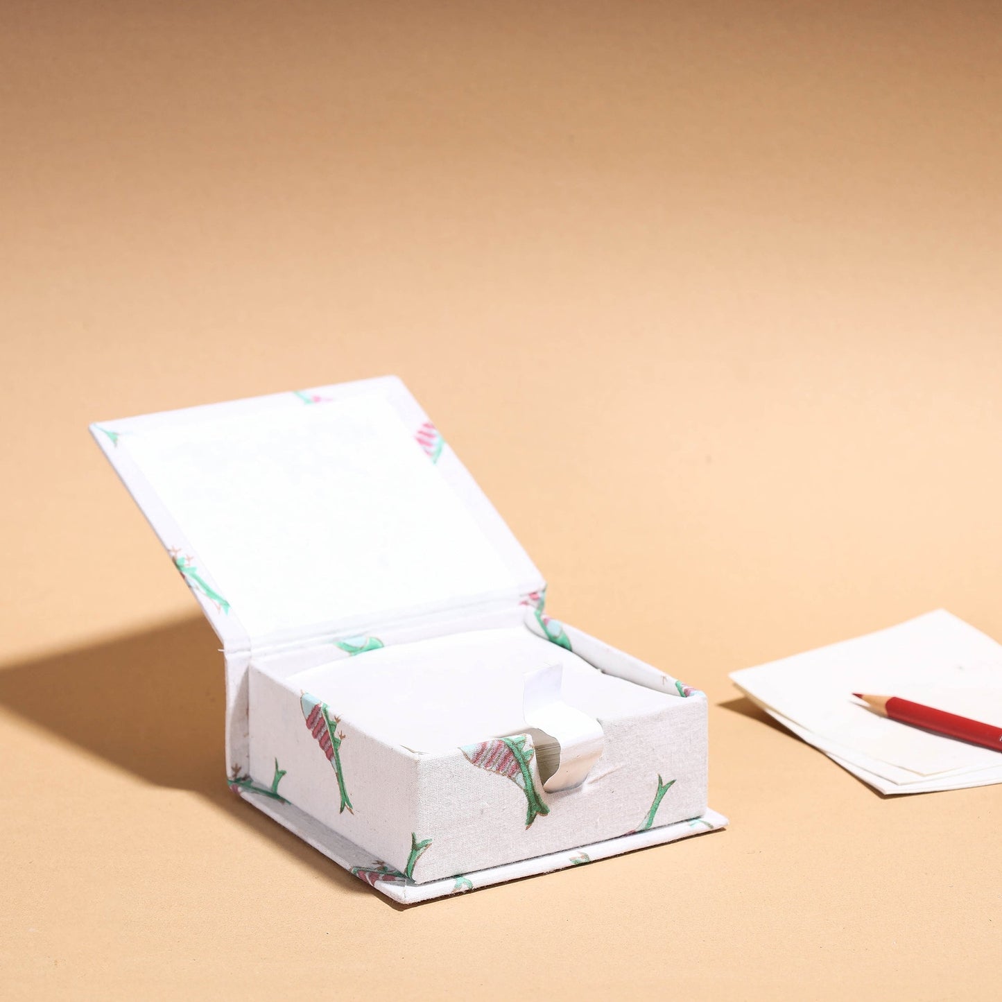 Floral Printed Handcrafted Card Holder with Slips