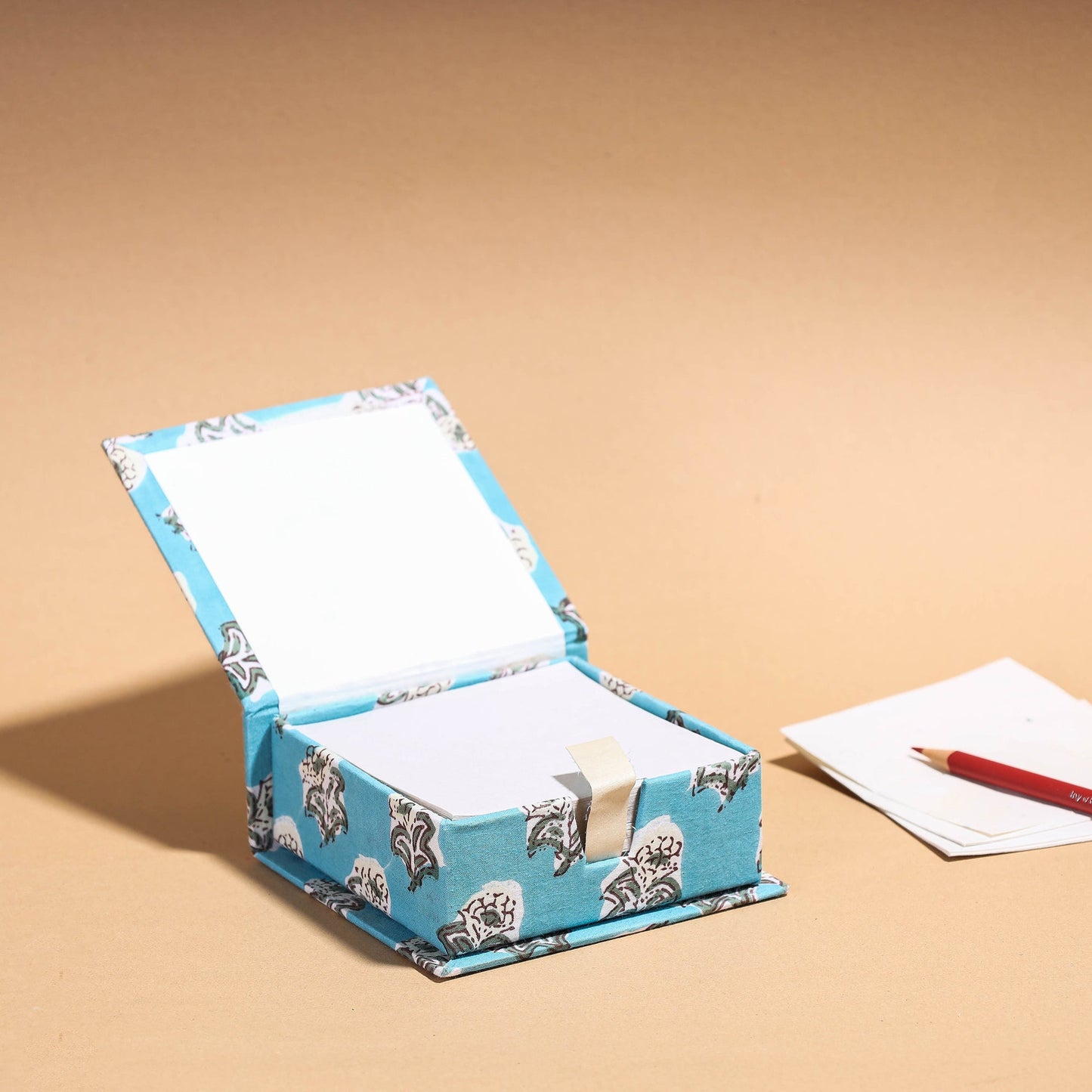 Floral Printed Handcrafted Card Holder with Slips