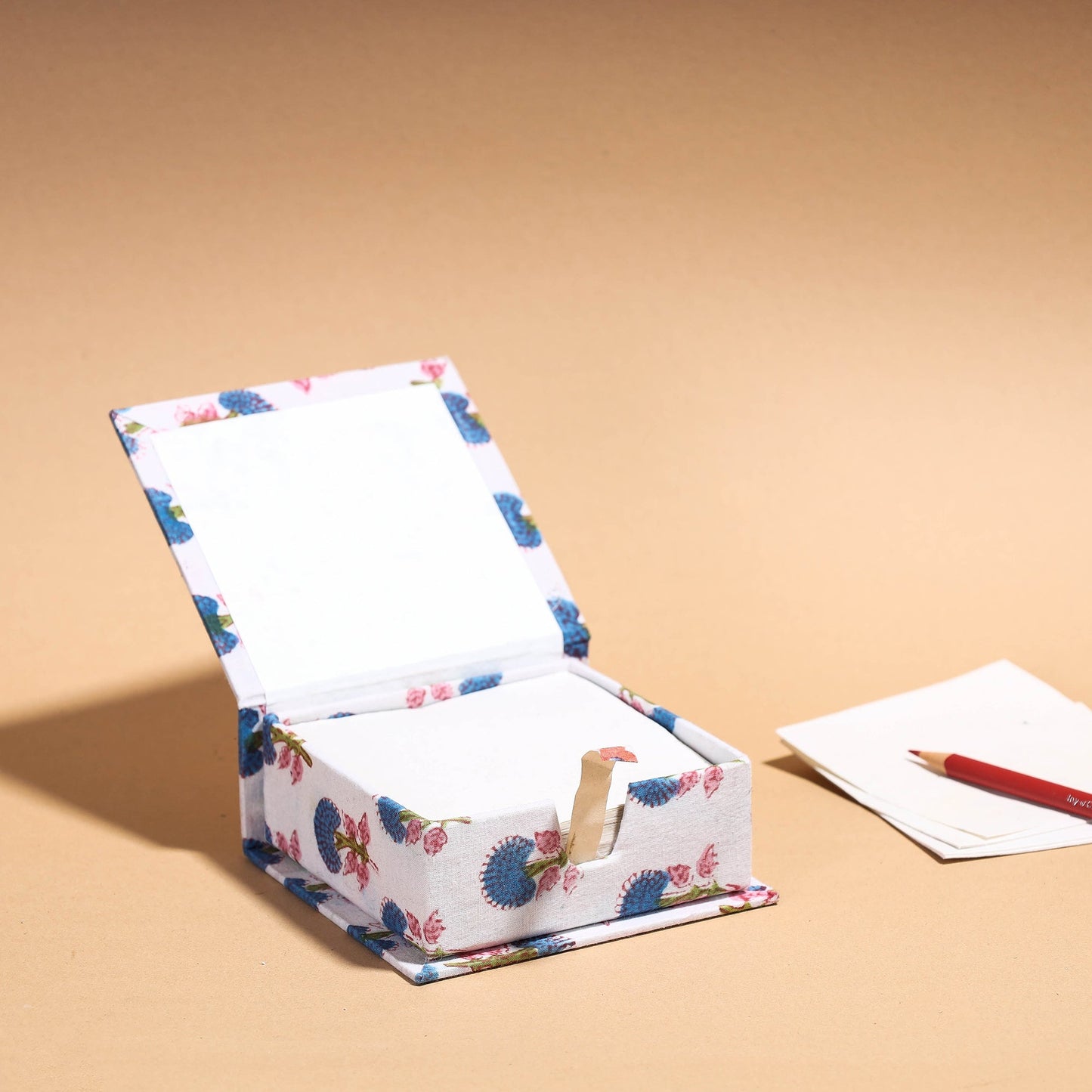 Floral Printed Handcrafted Card Holder with Slips