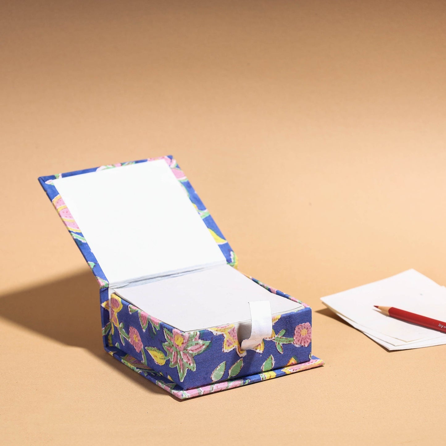 Floral Printed Handcrafted Card Holder with Slips