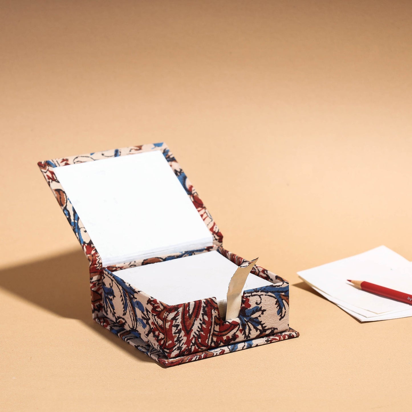Floral Printed Handcrafted Card Holder with Slips