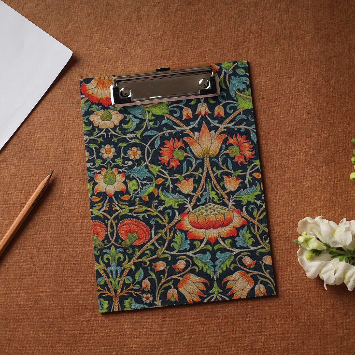 Floral Printed Handcrafted Clipboard
