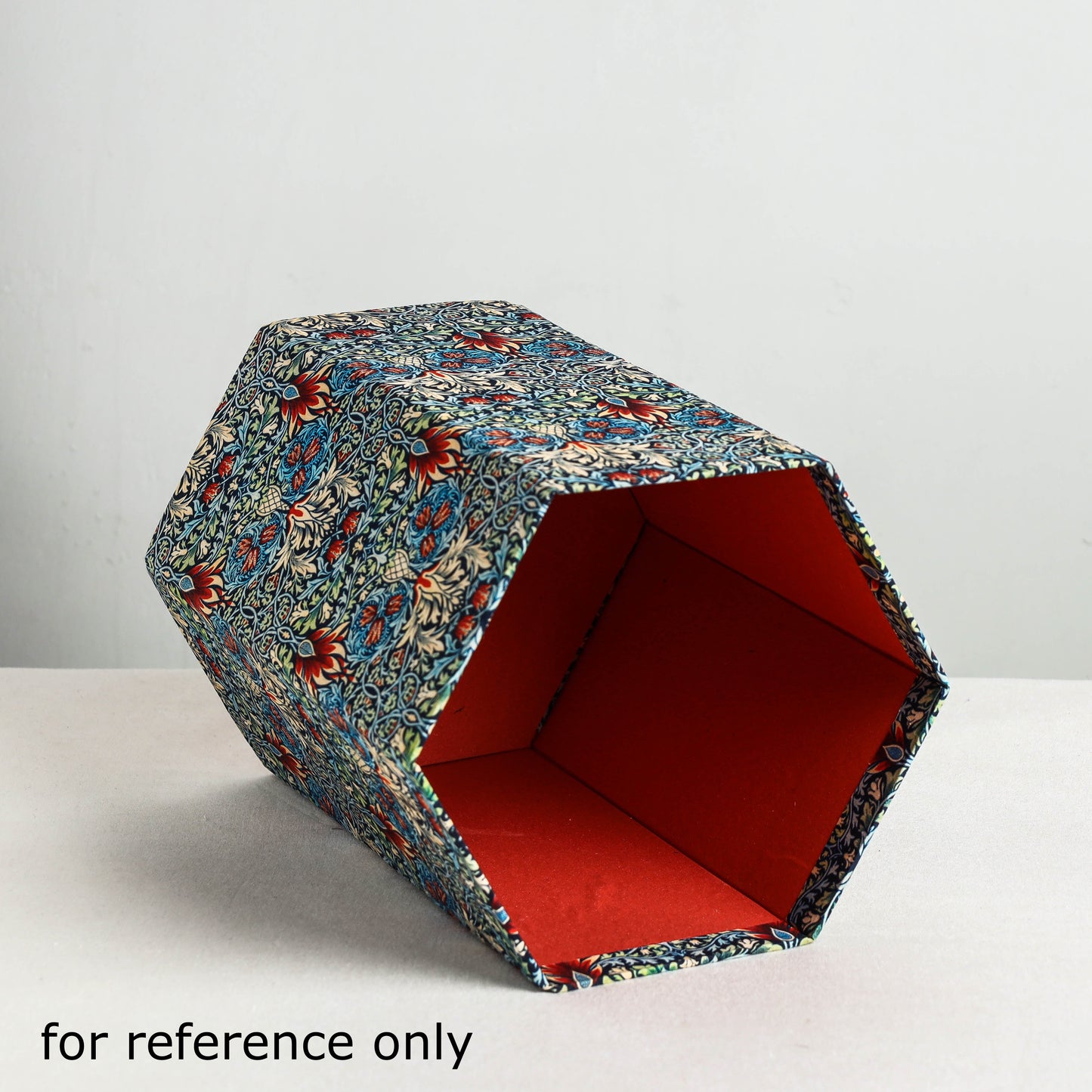 Floral Printed Handcrafted Collapsible Waste Paper Bin