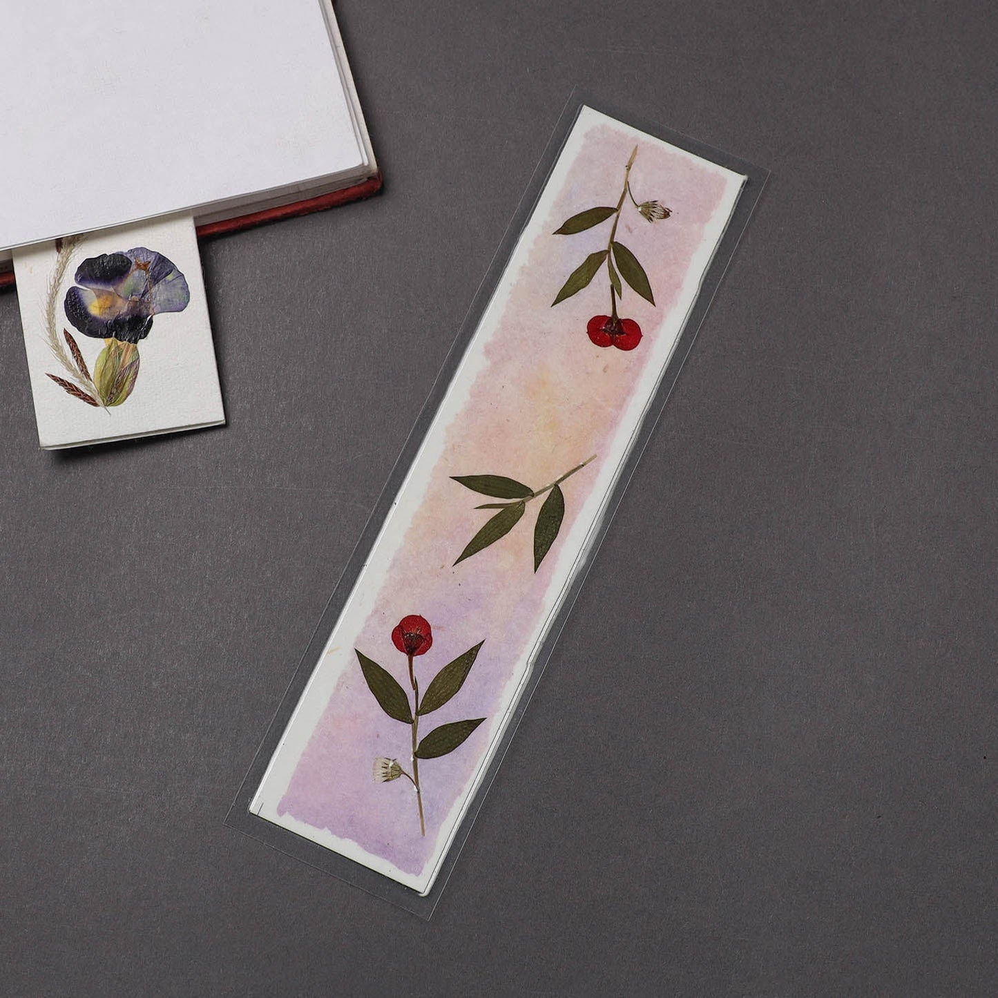 Buy Flower Art Handmade Paper Bookmark