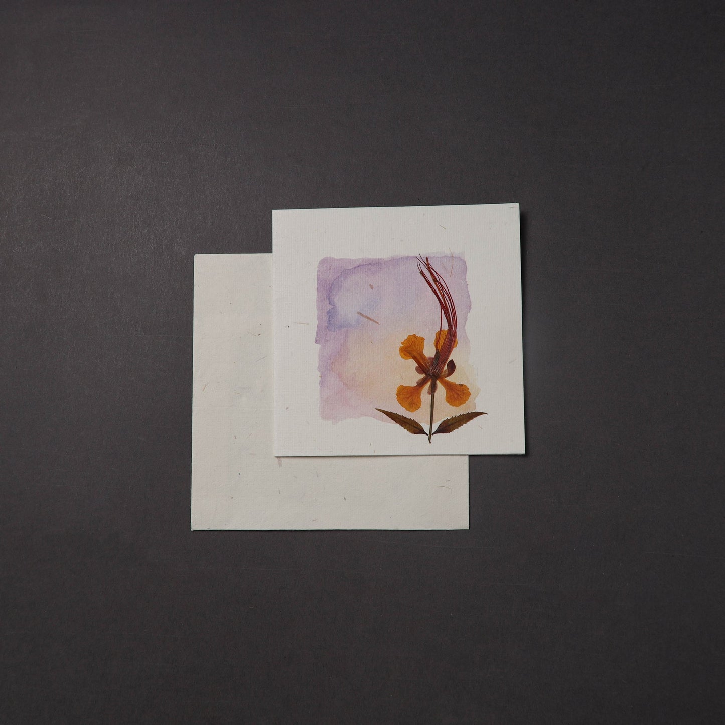 Flower Art Handmade Paper Greeting Card