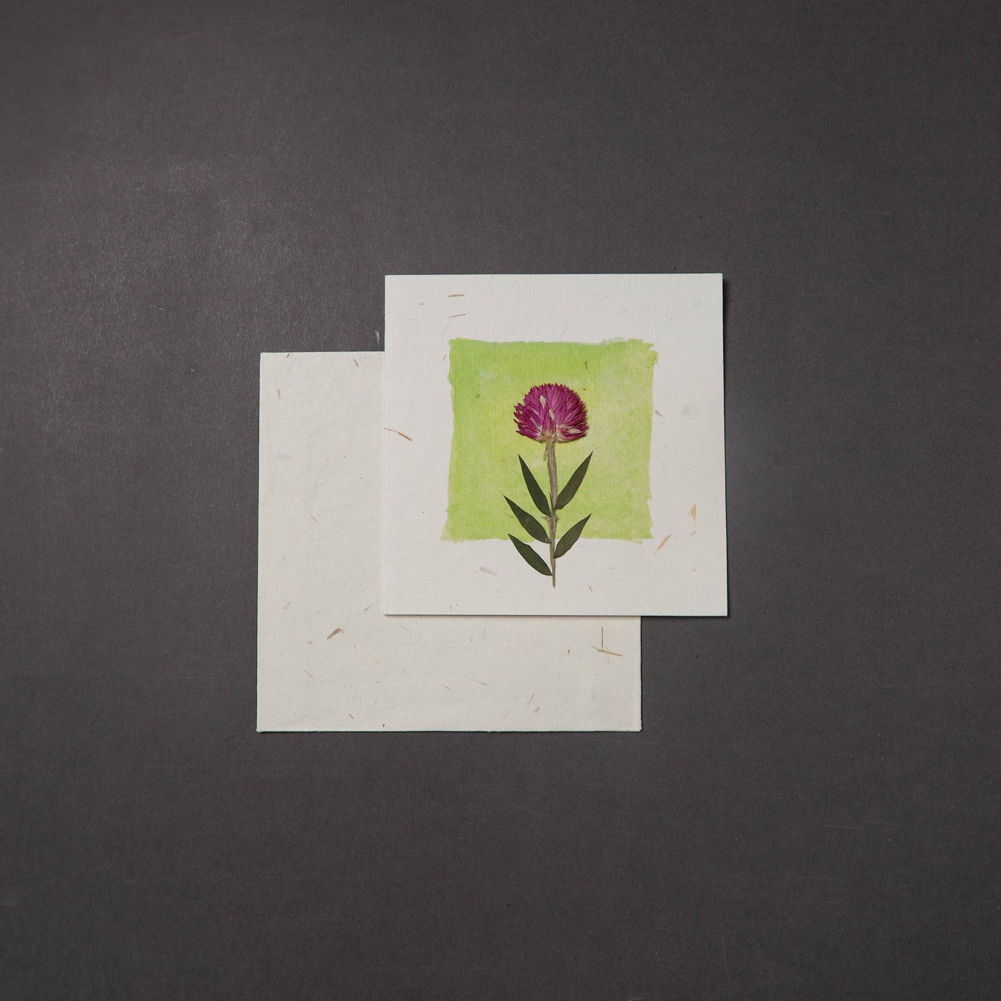 Flower Art Handmade Paper Greeting Card