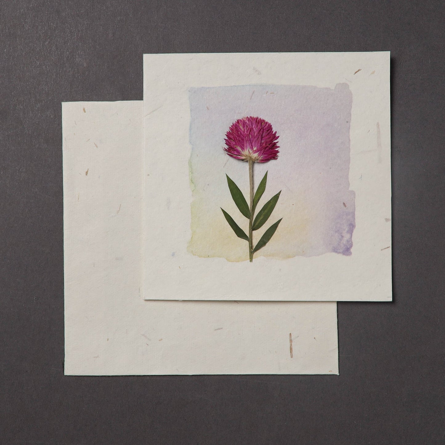 Flower Art Handmade Paper Greeting Card