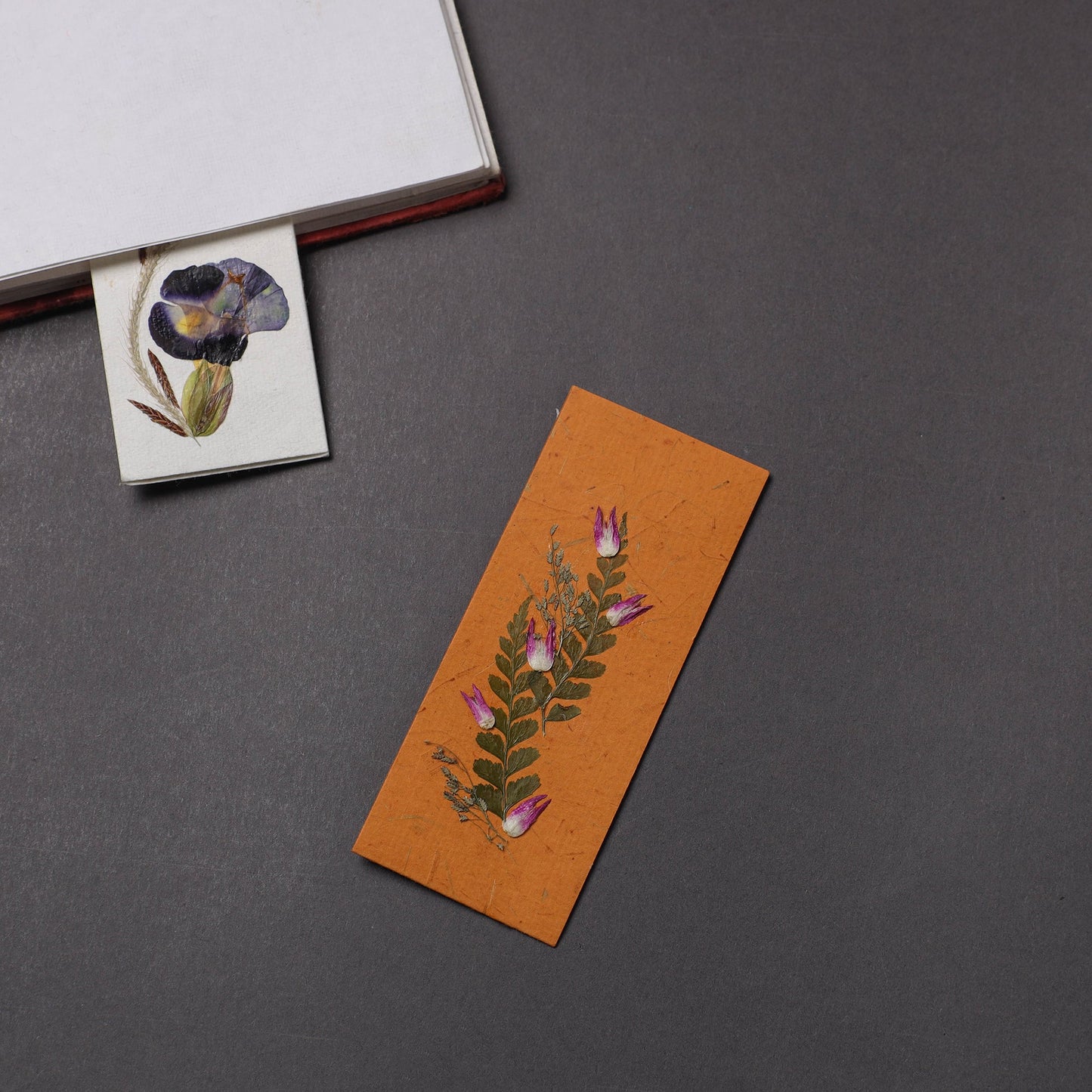 Buy Flower Art Handmade Paper Magnetic Bookmark