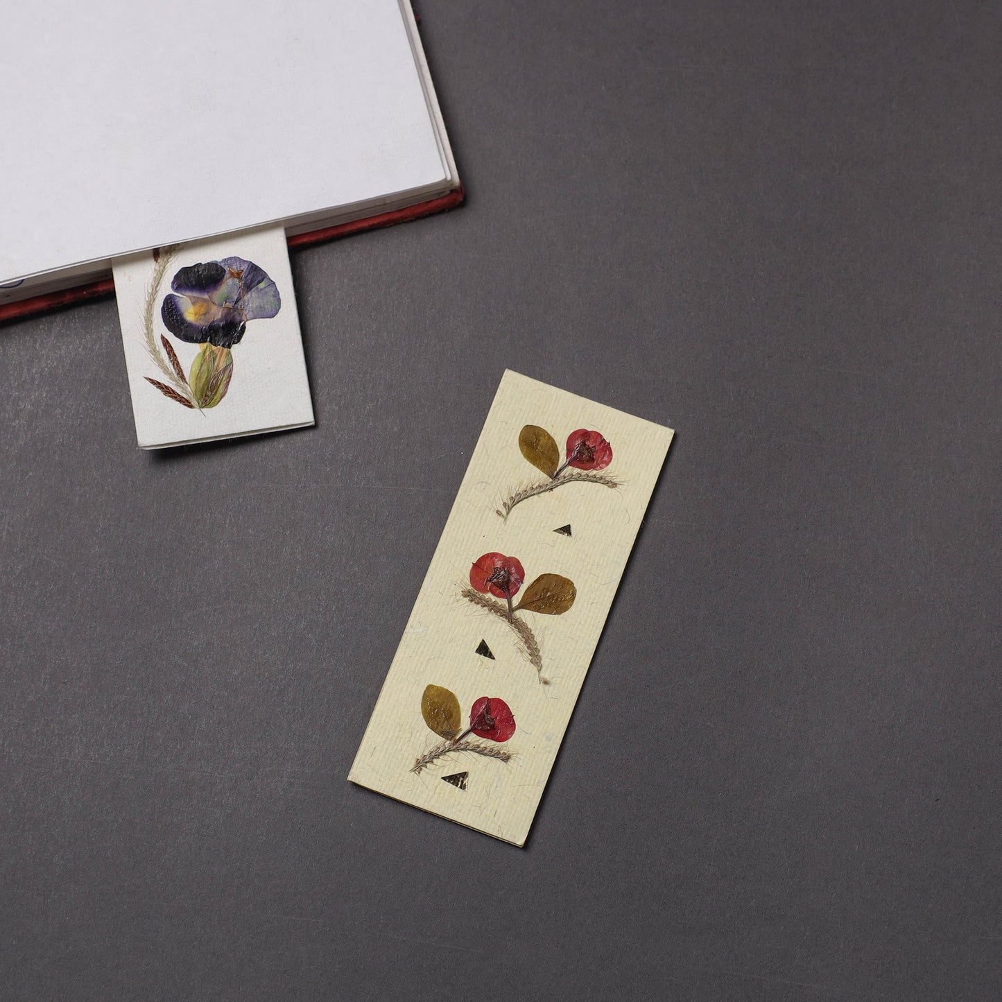 Buy Flower Art Handmade Paper Magnetic Bookmark
