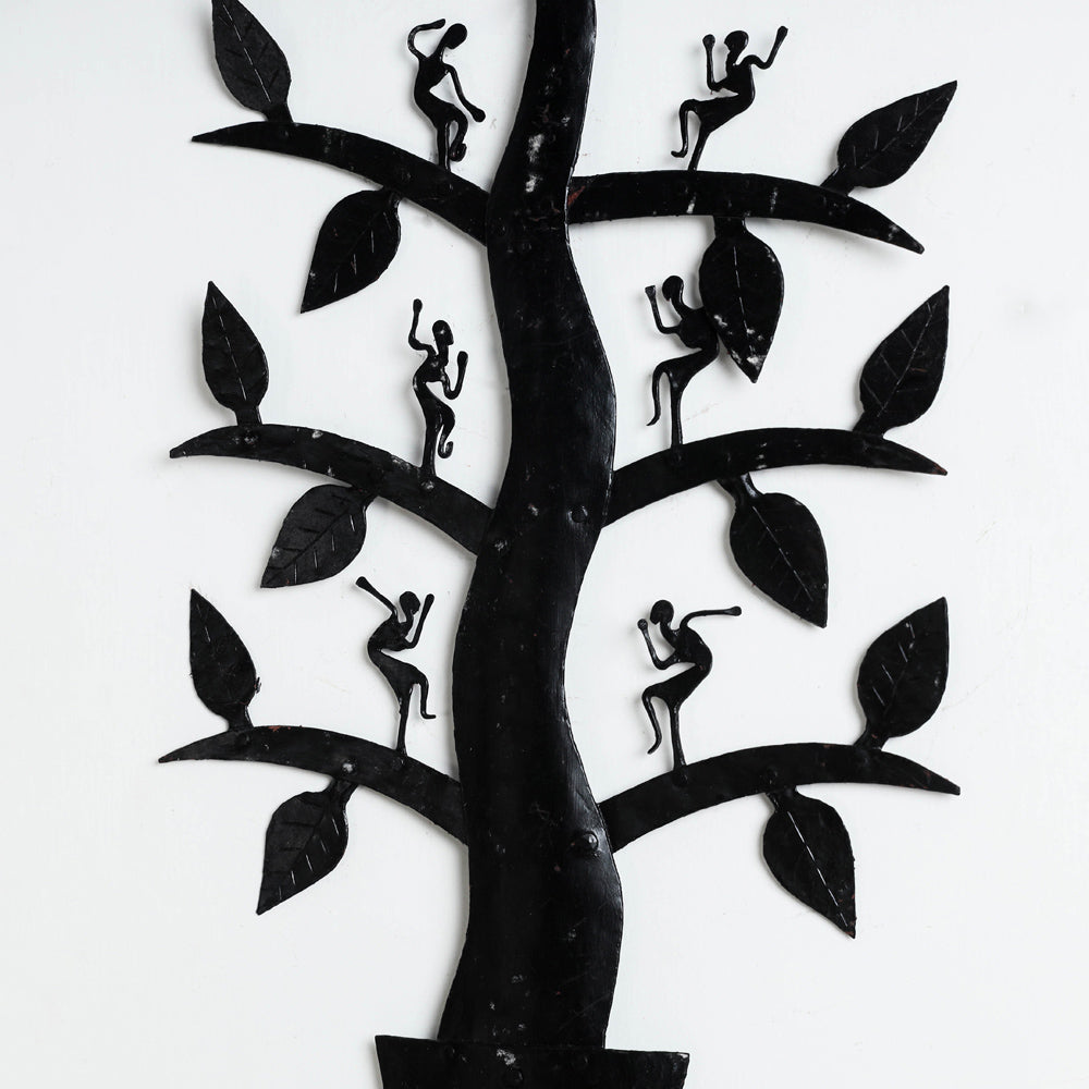 Elephant - Bastar Tribal Wrought Iron Wall Hanging Online in India