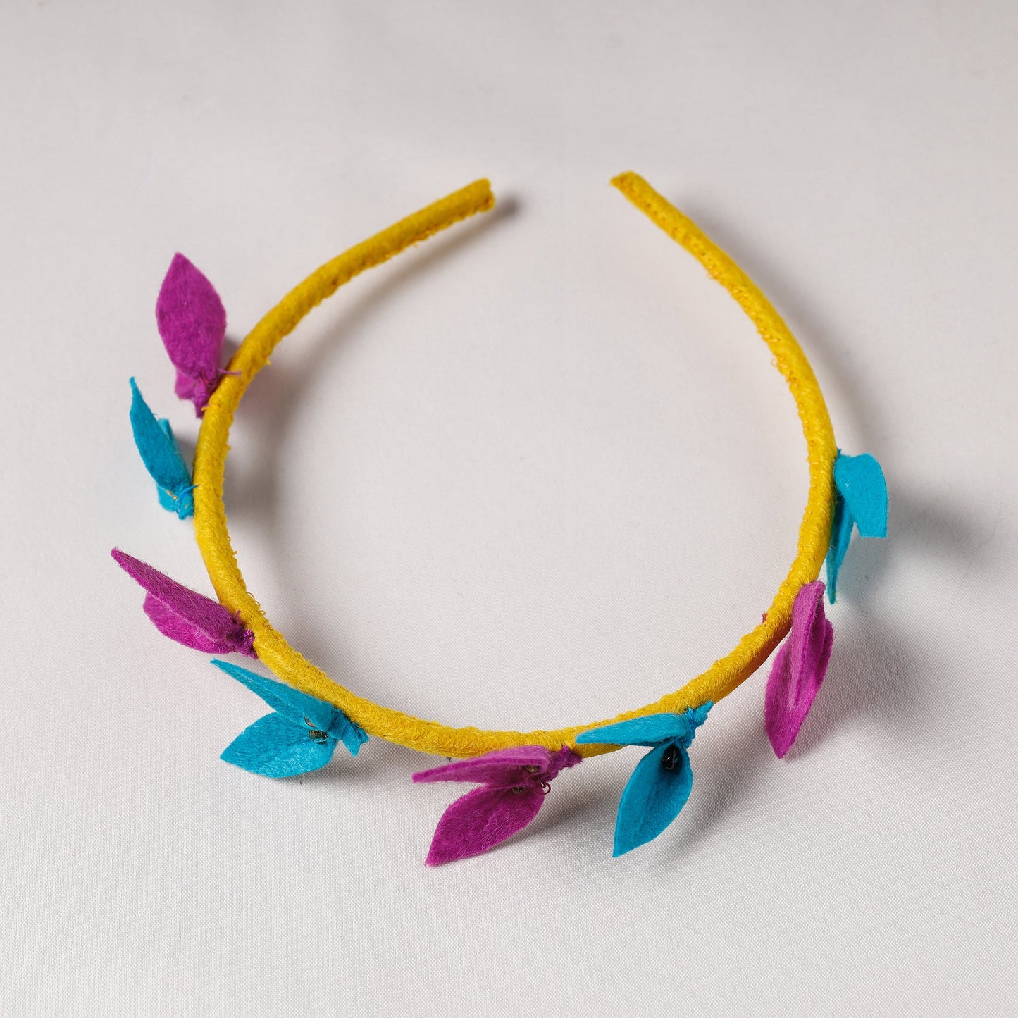 Flower - Handmade Felt & Beadwork Hair Band