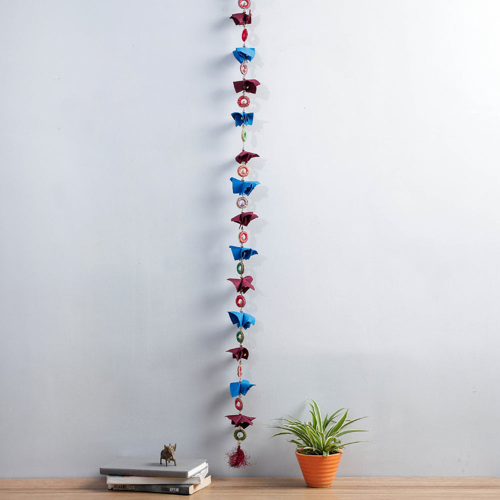 Buy Bird - Handmade Felt & Beadwork Wall Hanging