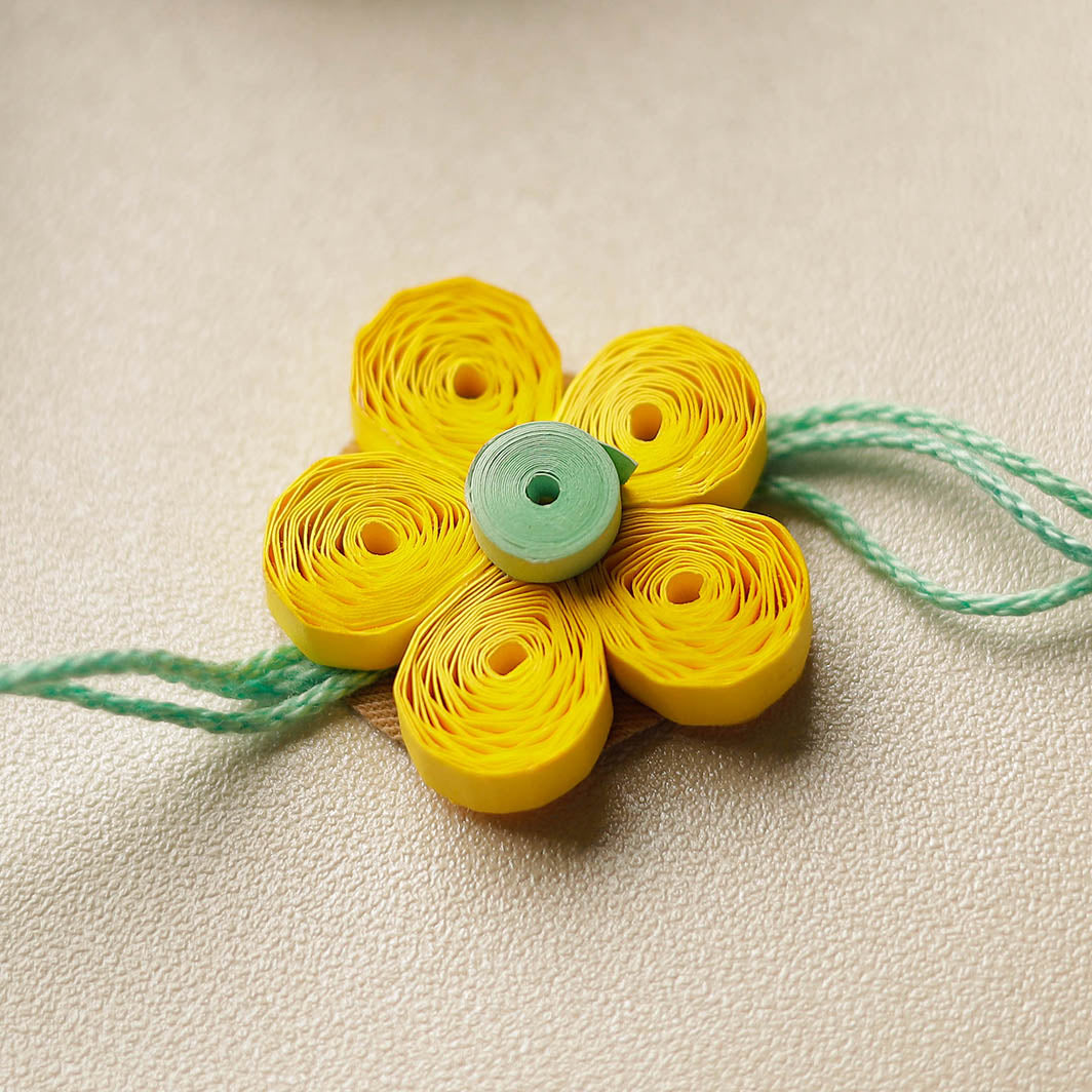 Handmade Paper Quilling Kids Rakhi 38