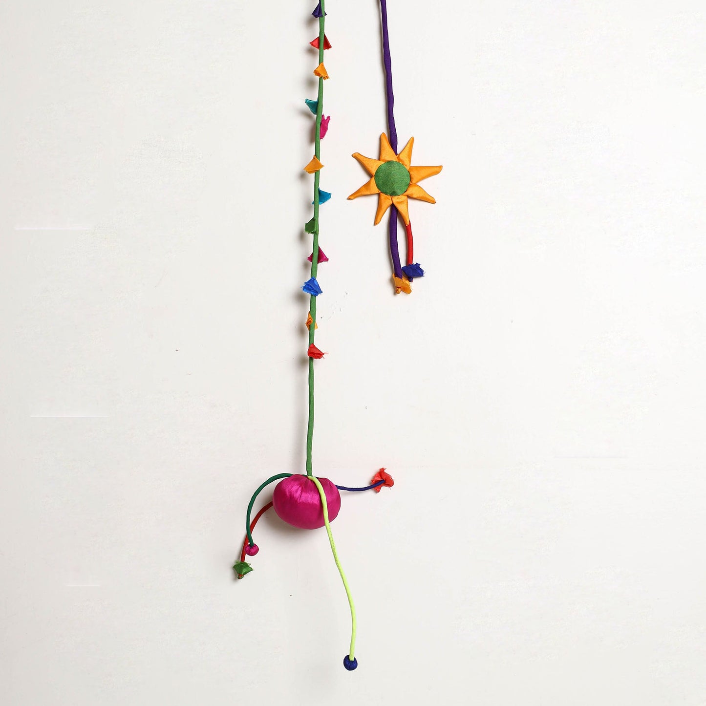 Flower Silk Boria Door Hanging String by Jugaad 25