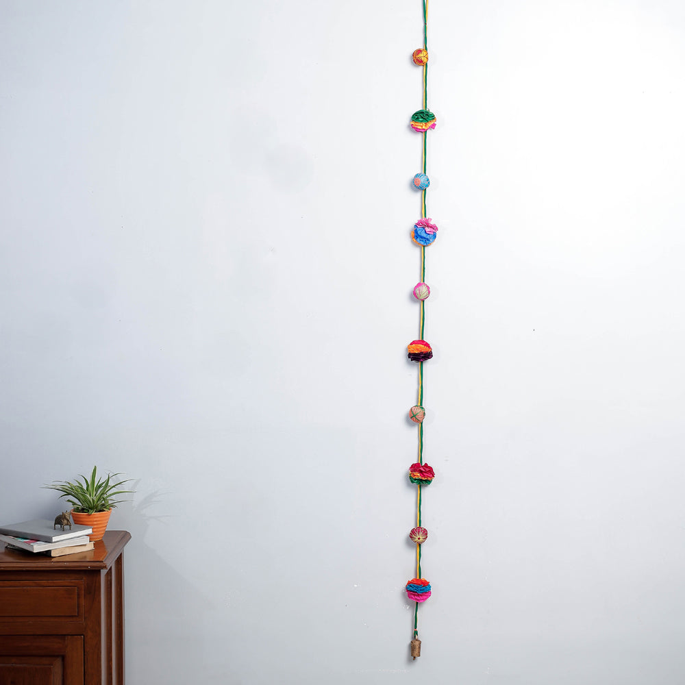 Flower Silk Boria Door Hanging String