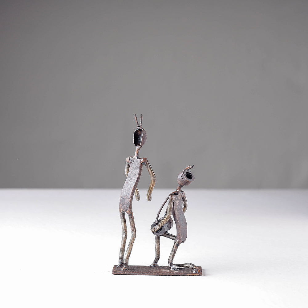 recycled metal sculpture