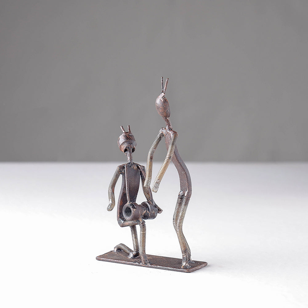 recycled metal sculpture