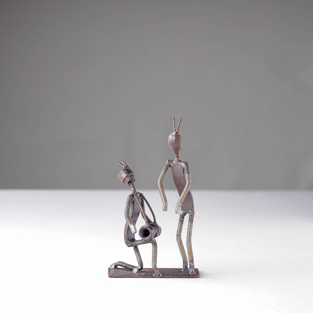recycled metal sculpture