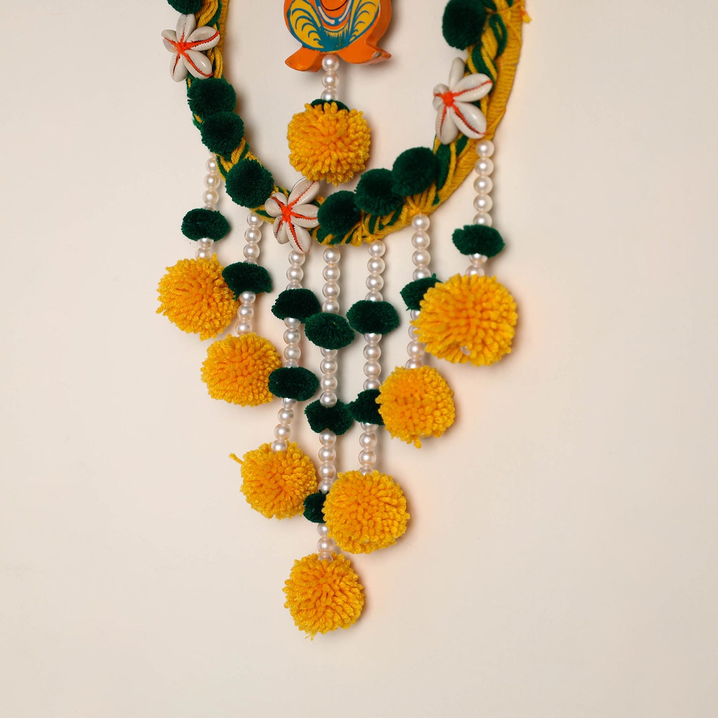 Ganesha- Handmade Wool Wall Hanging