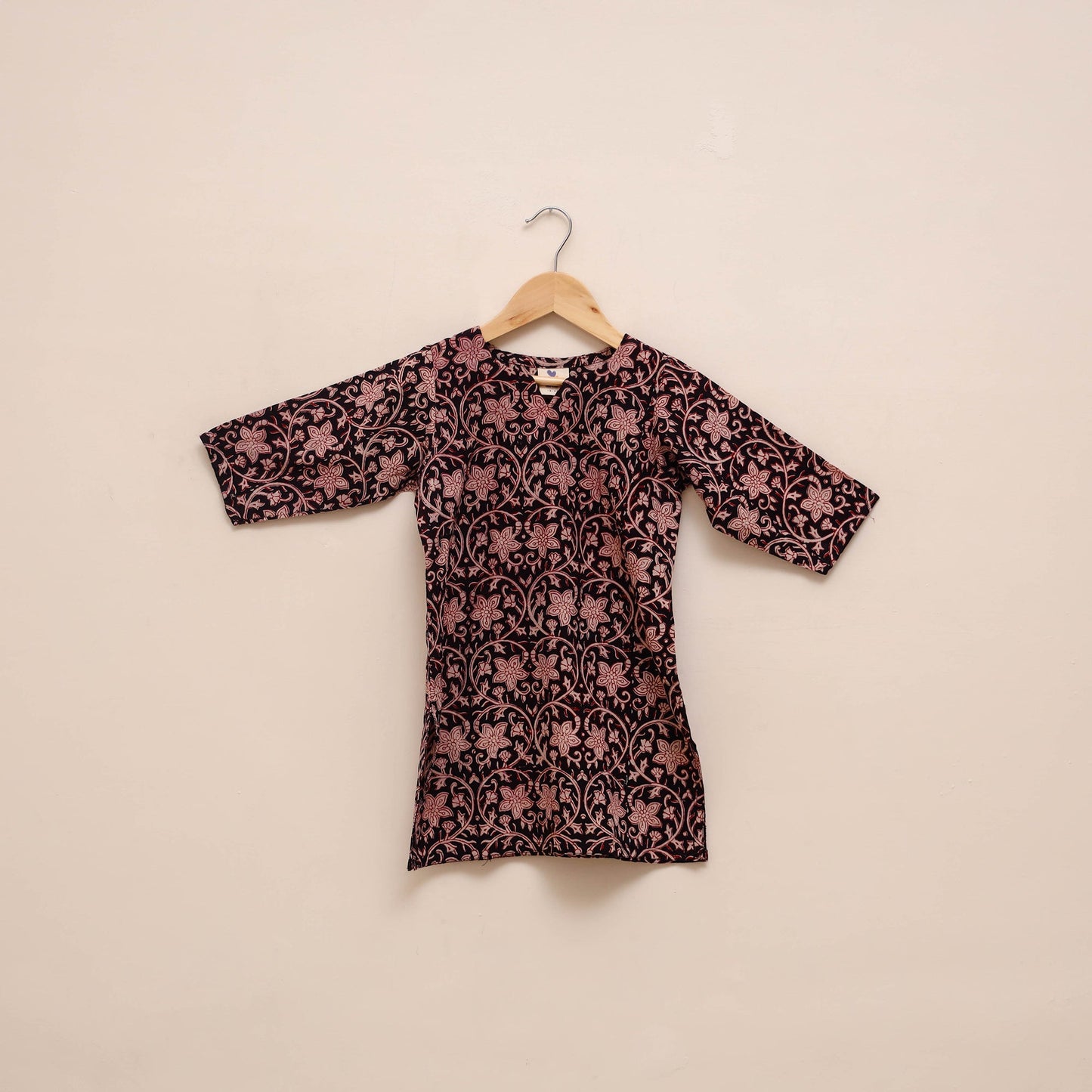 Girls bagh pure cotton kurta set (3-6 years) 19