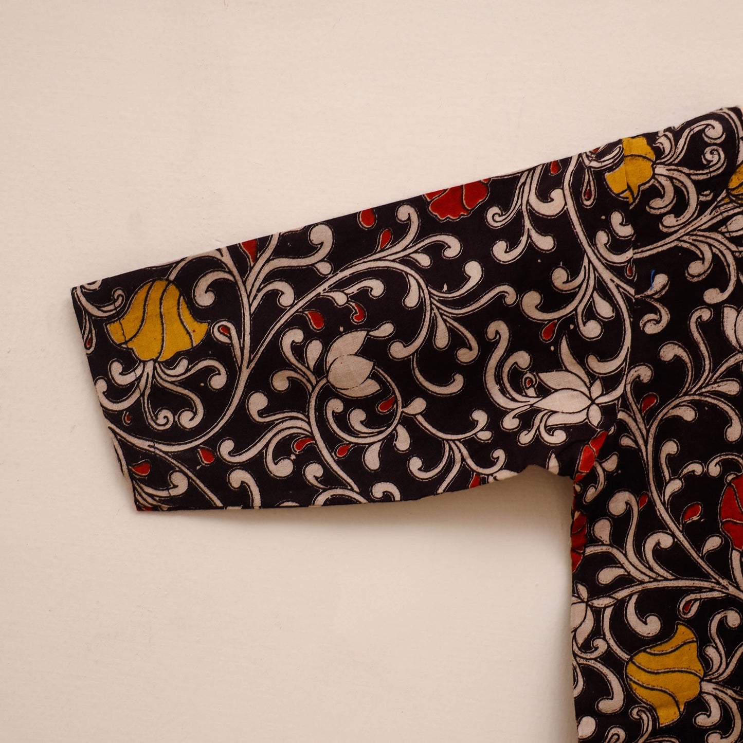 Girls kalamkari pure cotton kurta set (2-4 years) 17