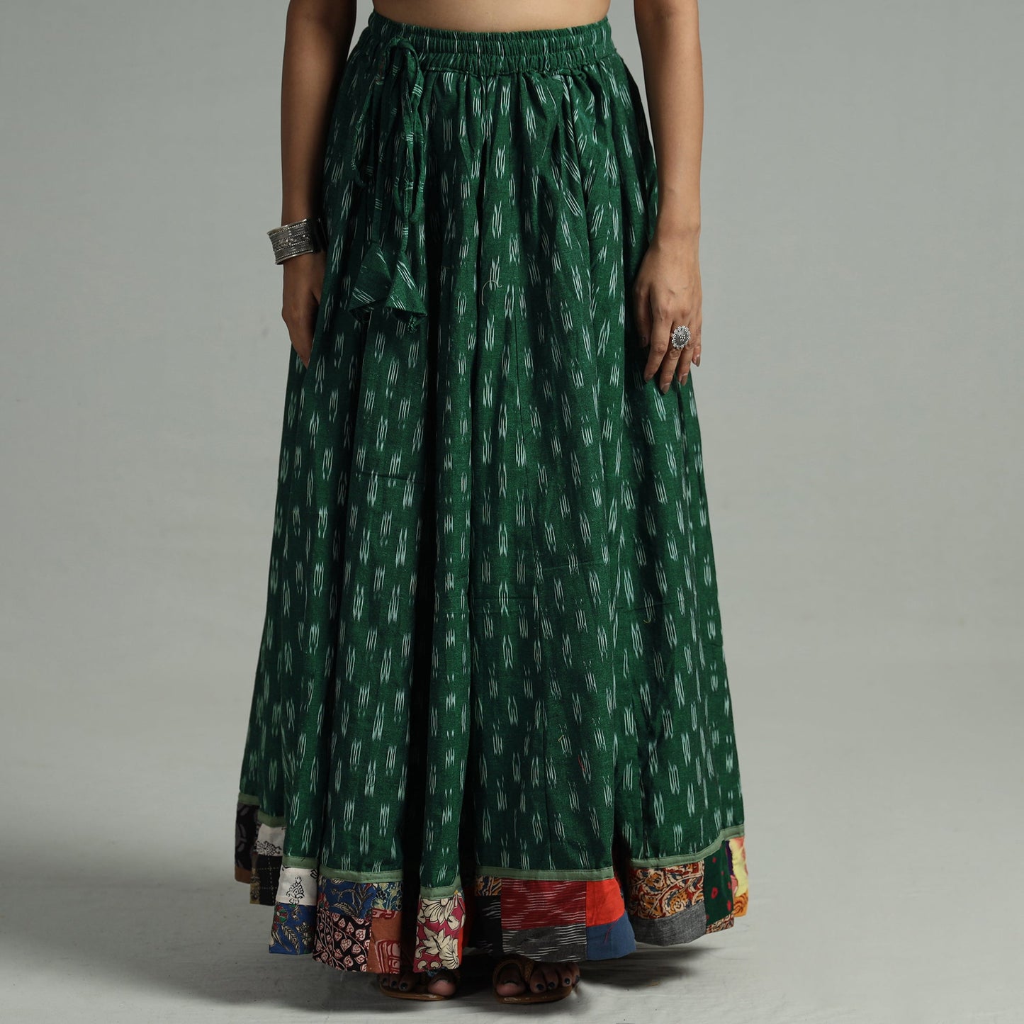 Buy 24 Kali Cotton Pochampally Ikat Skirt