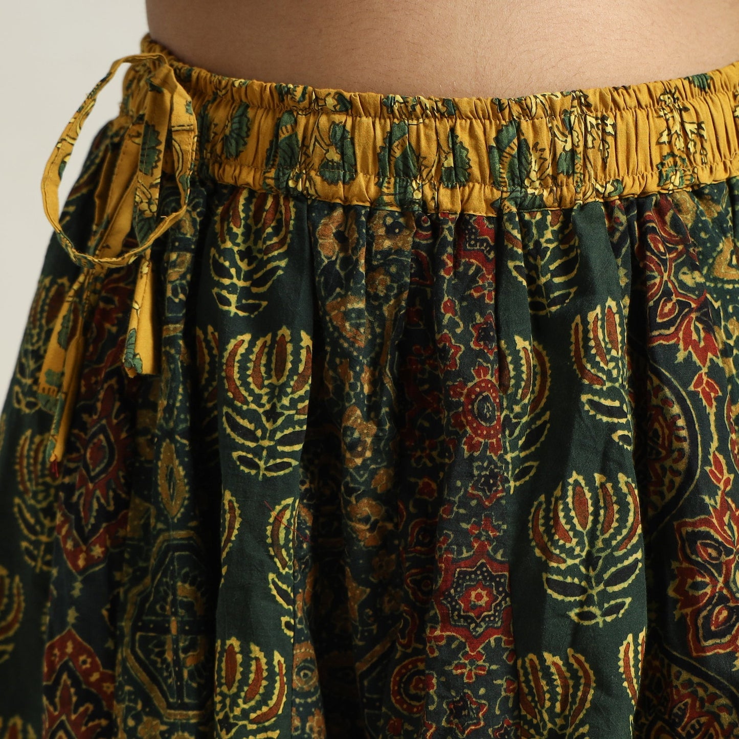 Ajrakh Patchwork Skirt