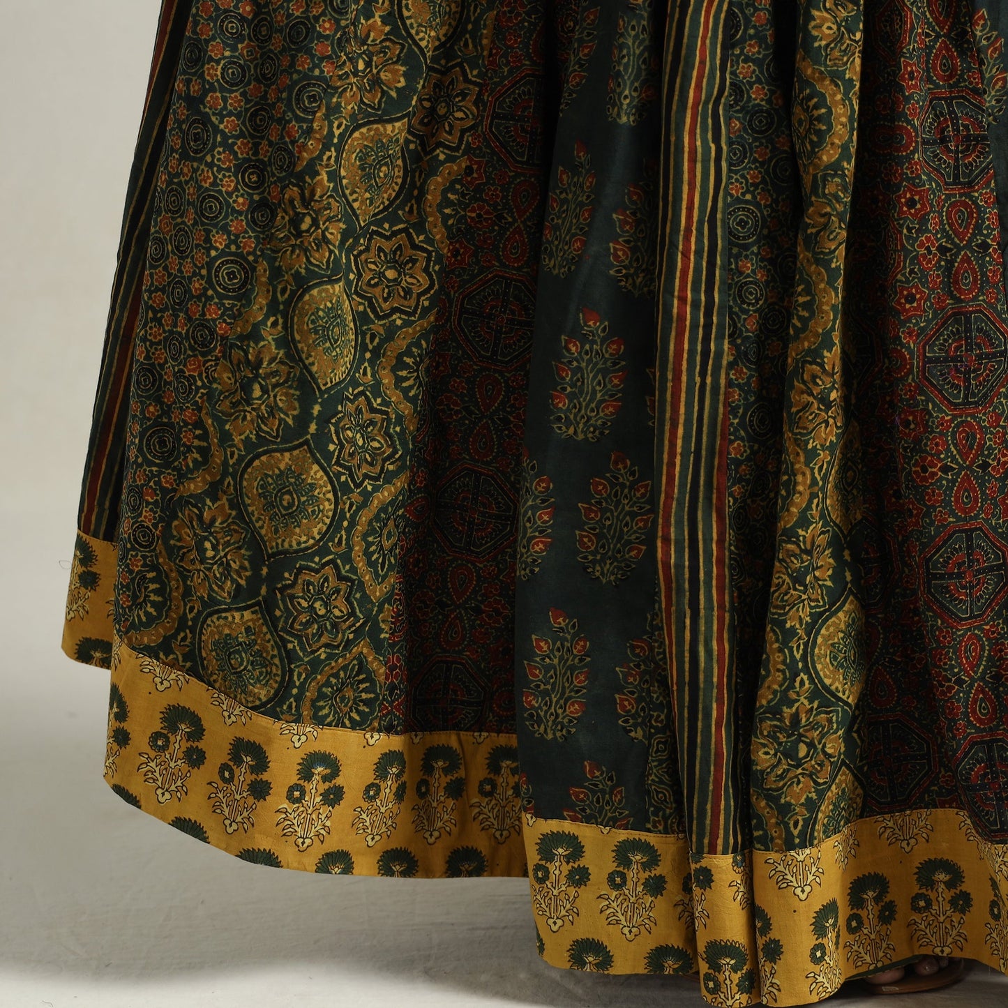 Ajrakh Patchwork Skirt