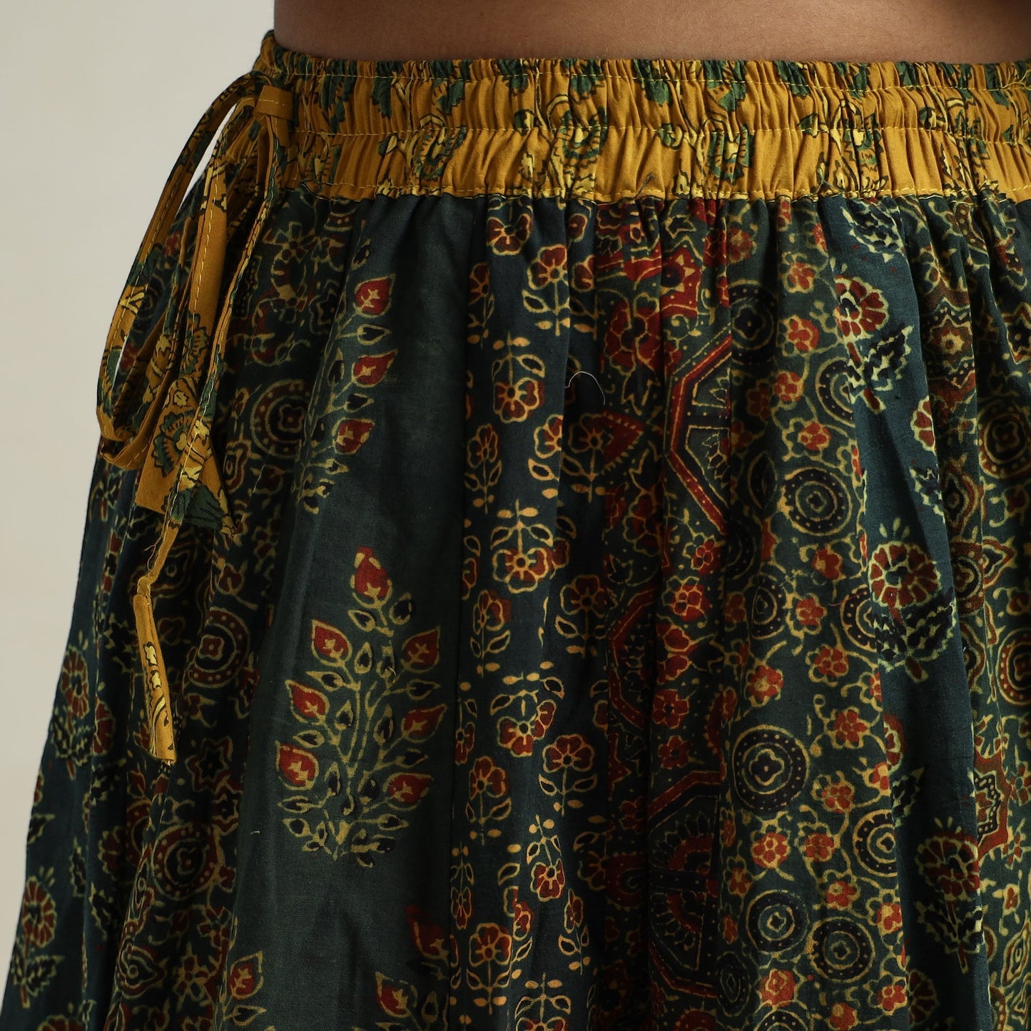 Ajrakh Patchwork Skirt