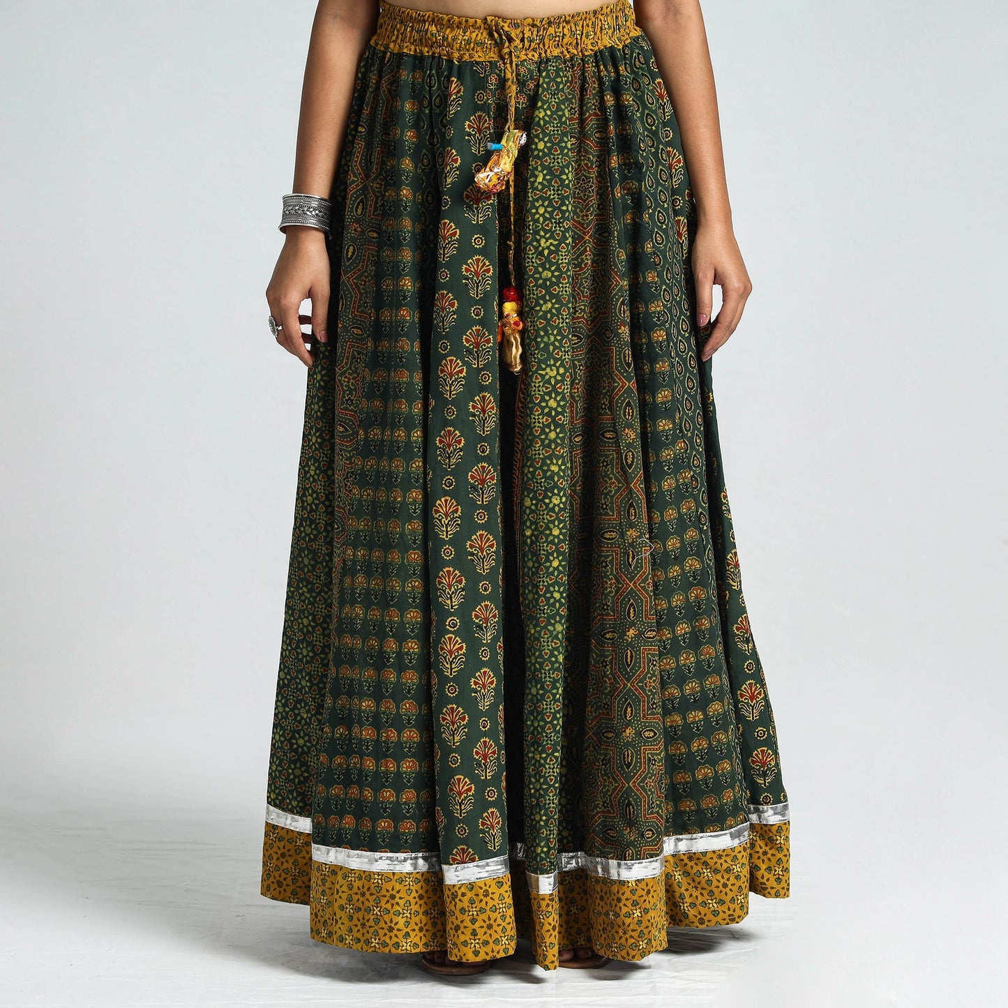 ajrakh long skirt
