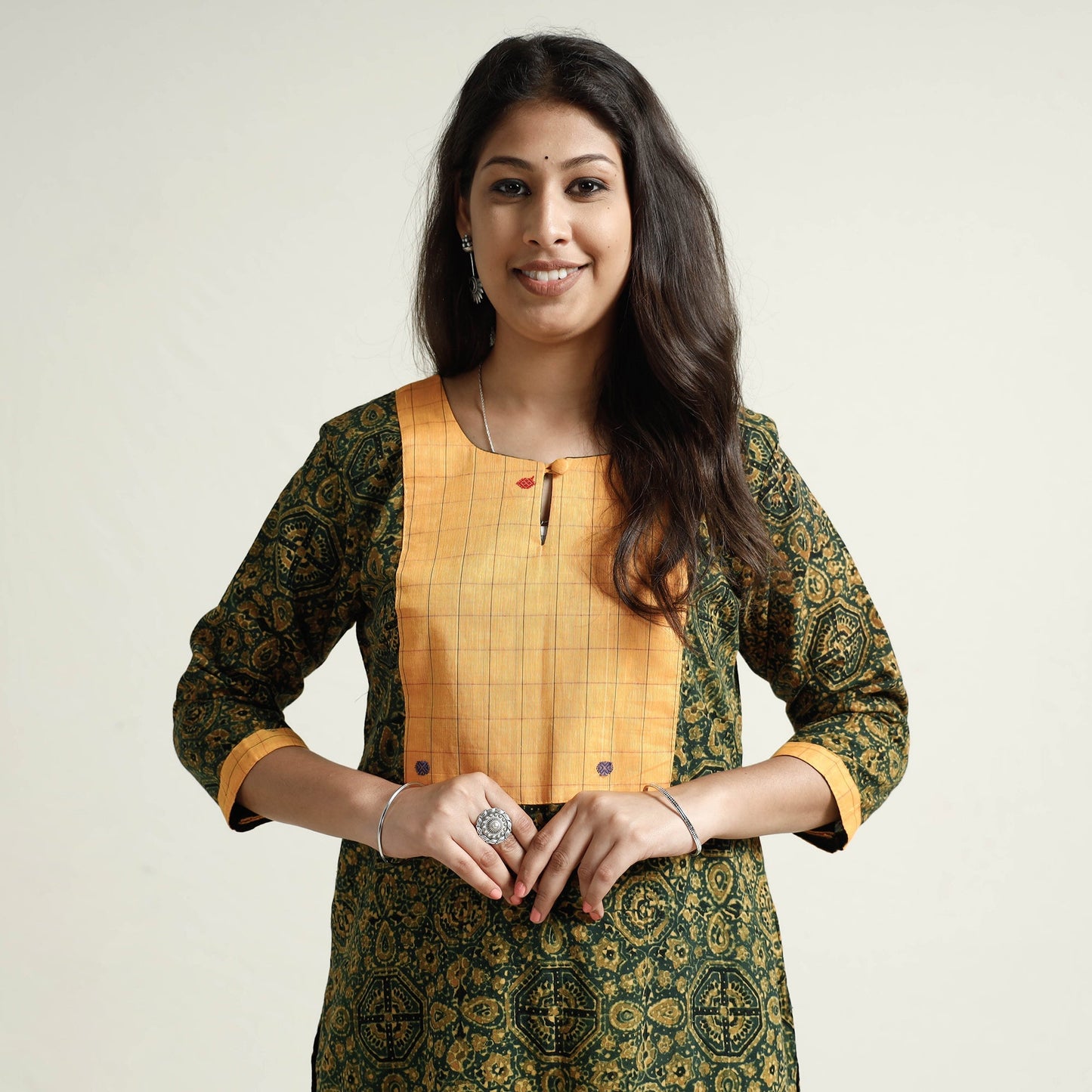 Ajrakh Kurta with Palazzo Set