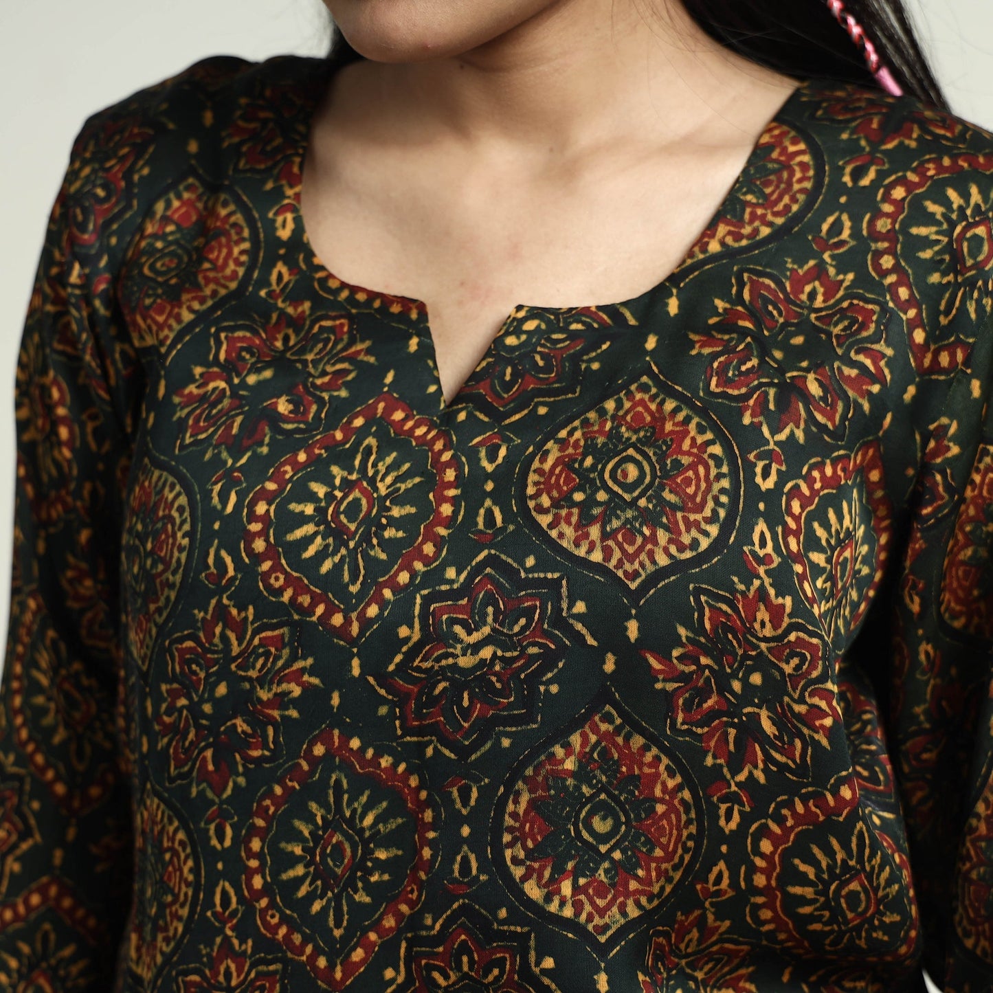 Ajrakh Kurta with Palazzo Set