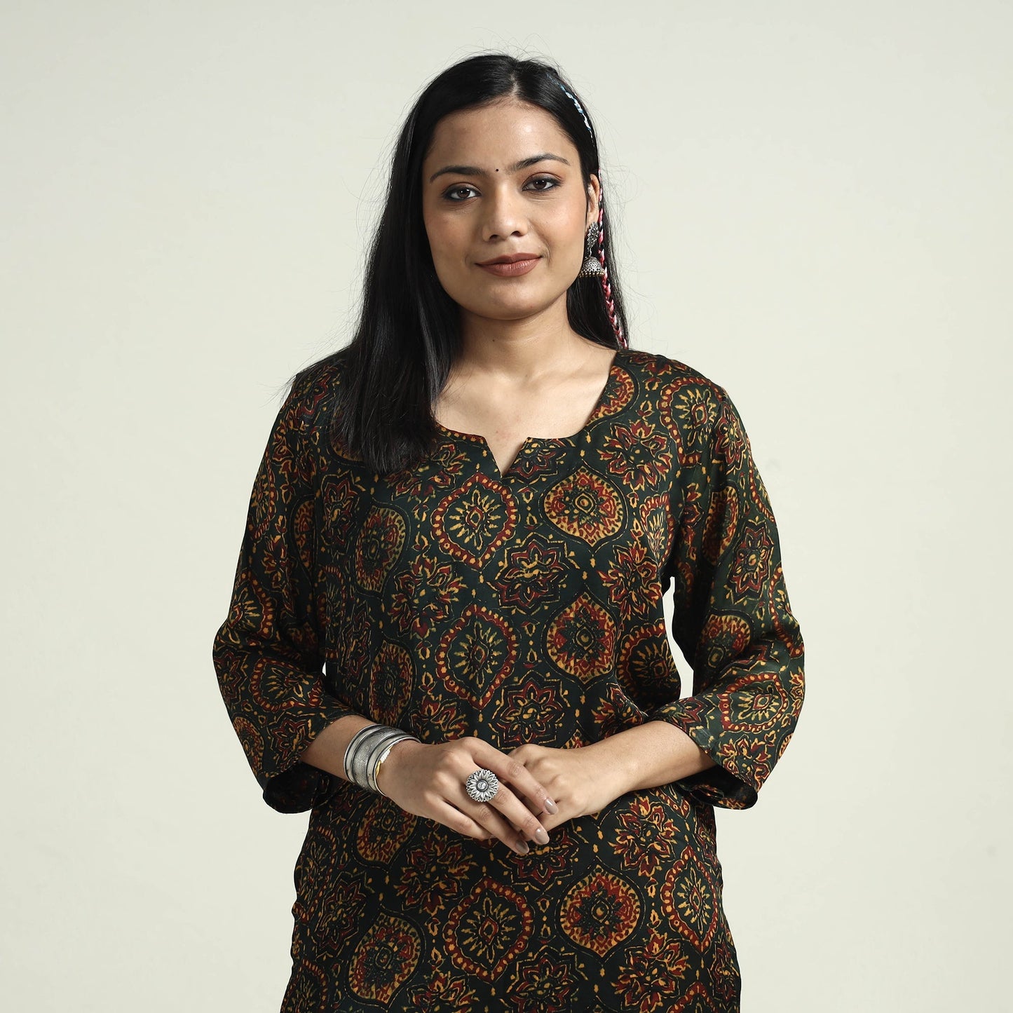 Ajrakh Kurta with Palazzo Set