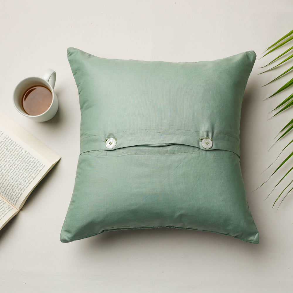 Applique Quilted Cushion Cover in India at iTokri.com