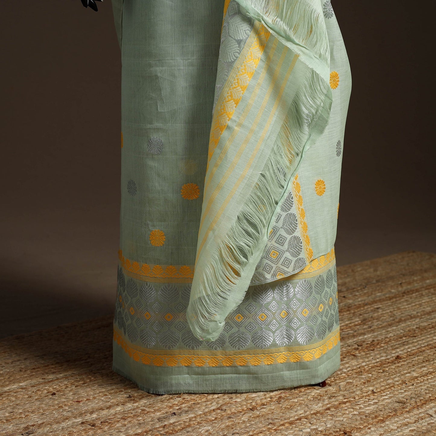 Assam handloom silk cotton mekhela chador with blouse piece